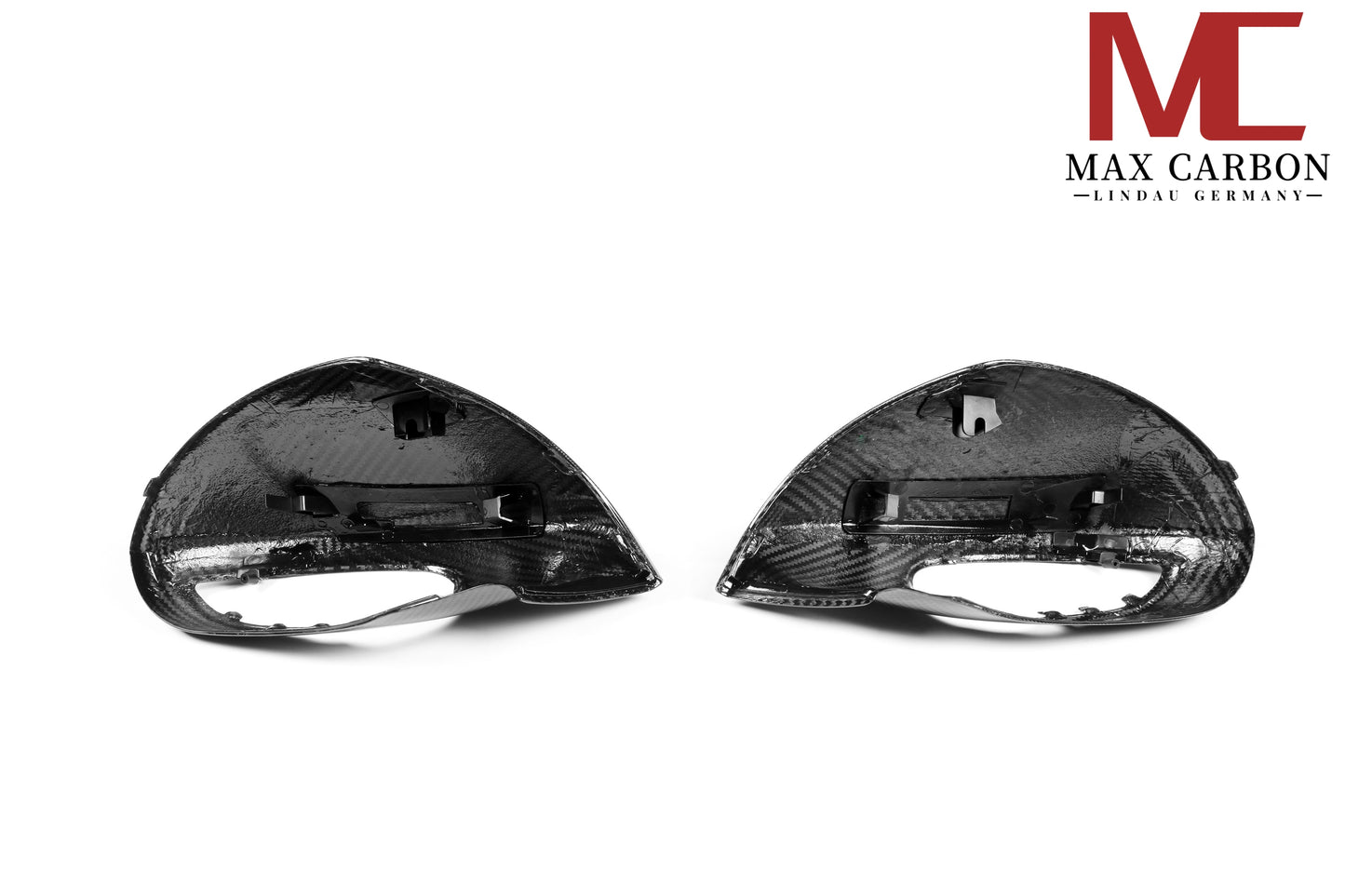 MC MAX CARBON Performance mirror caps Dry Carbon Prepreg suitable for Porsche 911 991.1 GT3RS