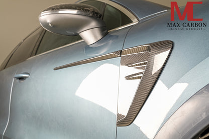 MAX CARBON DRY Carbon Side Door Panels Fender Covers for Porsche Cayenne S GTS 9YA 9Y0