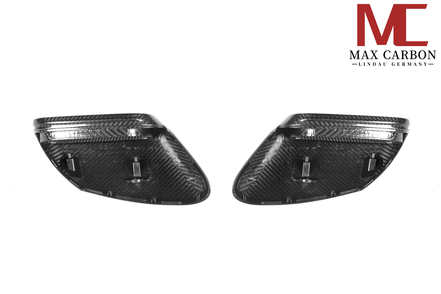 MC MAX CARBON Performance mirror caps Dry Carbon Prepreg suitable for Porsche 911 991.1 GT3RS