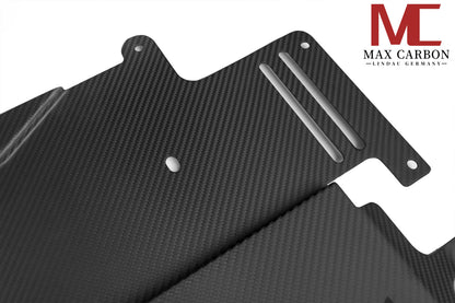 MAX CARBON Dry Carbon Underbody Protection Floor Protection for BMW G80 G81 M3 G82 G83 M4 M2 G87 SQ Style