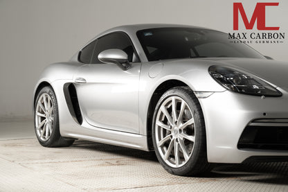 MAX CARBON DRY Carbon air intakes side replacement suitable for Porsche 718 982 Cayman Boxster 