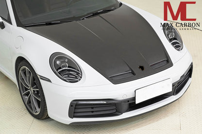MAX CARBON DRY Carbon bonnet hood suitable for Porsche 911 992.1 GT3