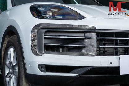 MAX CARBON Front Air Intake Covers suitable for Porsche Cayenne 9YA .2 Facelift 