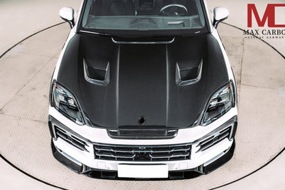 MAX CARBON DRY Carbon front lip for Porsche Cayenne S GTS 9YA .2