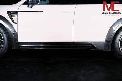 MAX CARBON DRY Carbon wheel house extensions wheel house covers suitable for Porsche Cayenne S GTS 9YA .2 