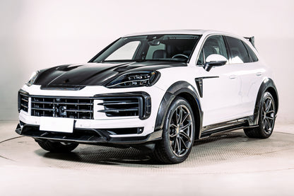 MAX CARBON DRY Carbon front lip for Porsche Cayenne S GTS 9YA .2