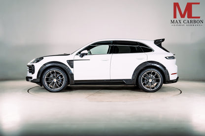 MAX CARBON DRY Carbon wheel house extensions wheel house covers suitable for Porsche Cayenne S GTS 9YA .2 