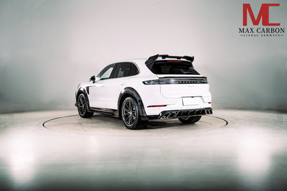 MAX CARBON DRY Carbon Rear Spoiler Lip for Porsche Cayenne 9YA 9Y0 SUV