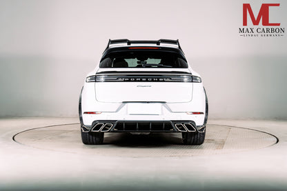 MAX CARBON DRY Carbon Rear Spoiler Lip for Porsche Cayenne 9YA 9Y0 SUV