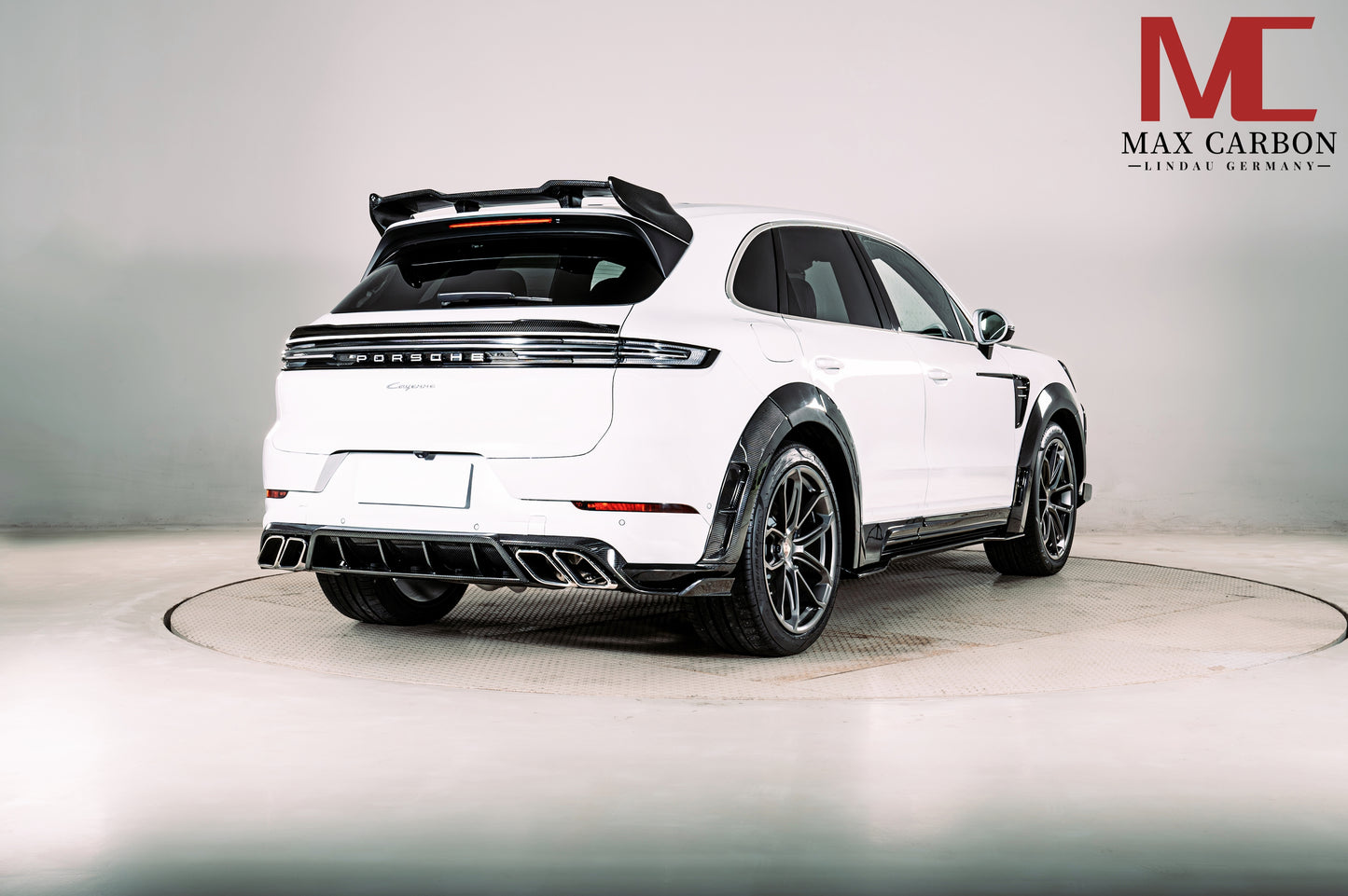 MAX CARBON DRY Carbon Diffuser Rear Diffuser for Porsche Cayenne 9YA 9Y0 SUV Coupé