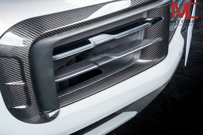MAX CARBON Front Air Intake Covers suitable for Porsche Cayenne 9YA .2 Facelift 