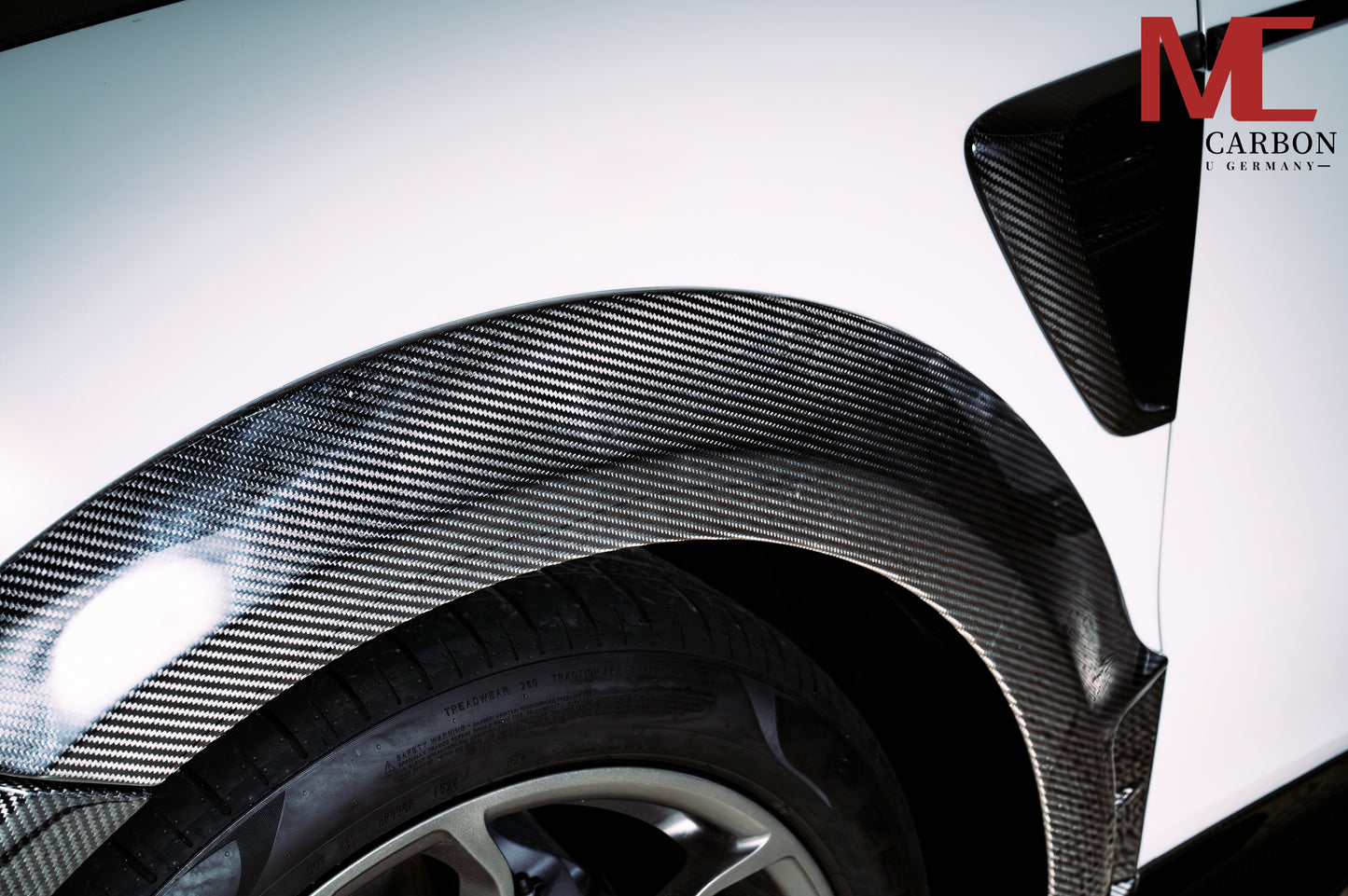 MAX CARBON DRY Carbon wheel house extensions wheel house covers suitable for Porsche Cayenne S GTS 9YA .2 