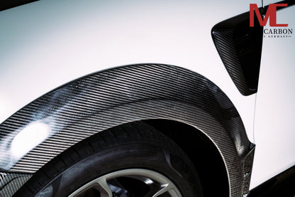 MAX CARBON DRY Carbon wheel house extensions wheel house covers suitable for Porsche Cayenne S GTS 9YA .2 