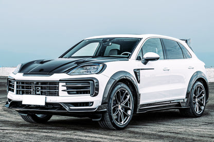 MAX CARBON DRY Carbon front lip for Porsche Cayenne S GTS 9YA .2