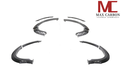 MAX CARBON DRY Carbon wheel house extensions wheel house covers suitable for Porsche Cayenne S GTS 9YA .2 