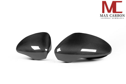 MC Performance MAX CARBON replacement mirror caps for Porsche Panamera 971 976 S GTS Turbo