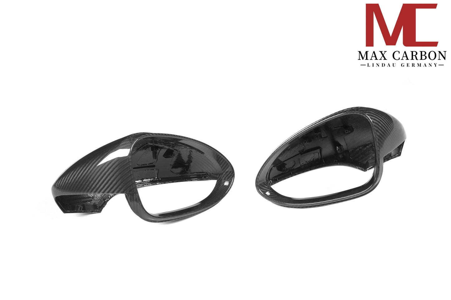 MC Performance MAX CARBON replacement mirror caps for Porsche Panamera 971 976 S GTS Turbo