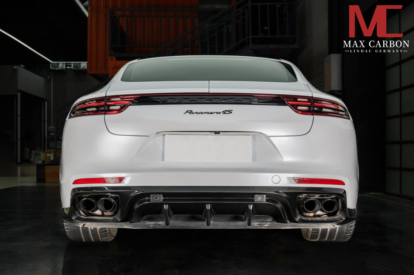 MAX CARBON DRY Carbon Diffuser Rear Diffuser for Porsche Panamera 971