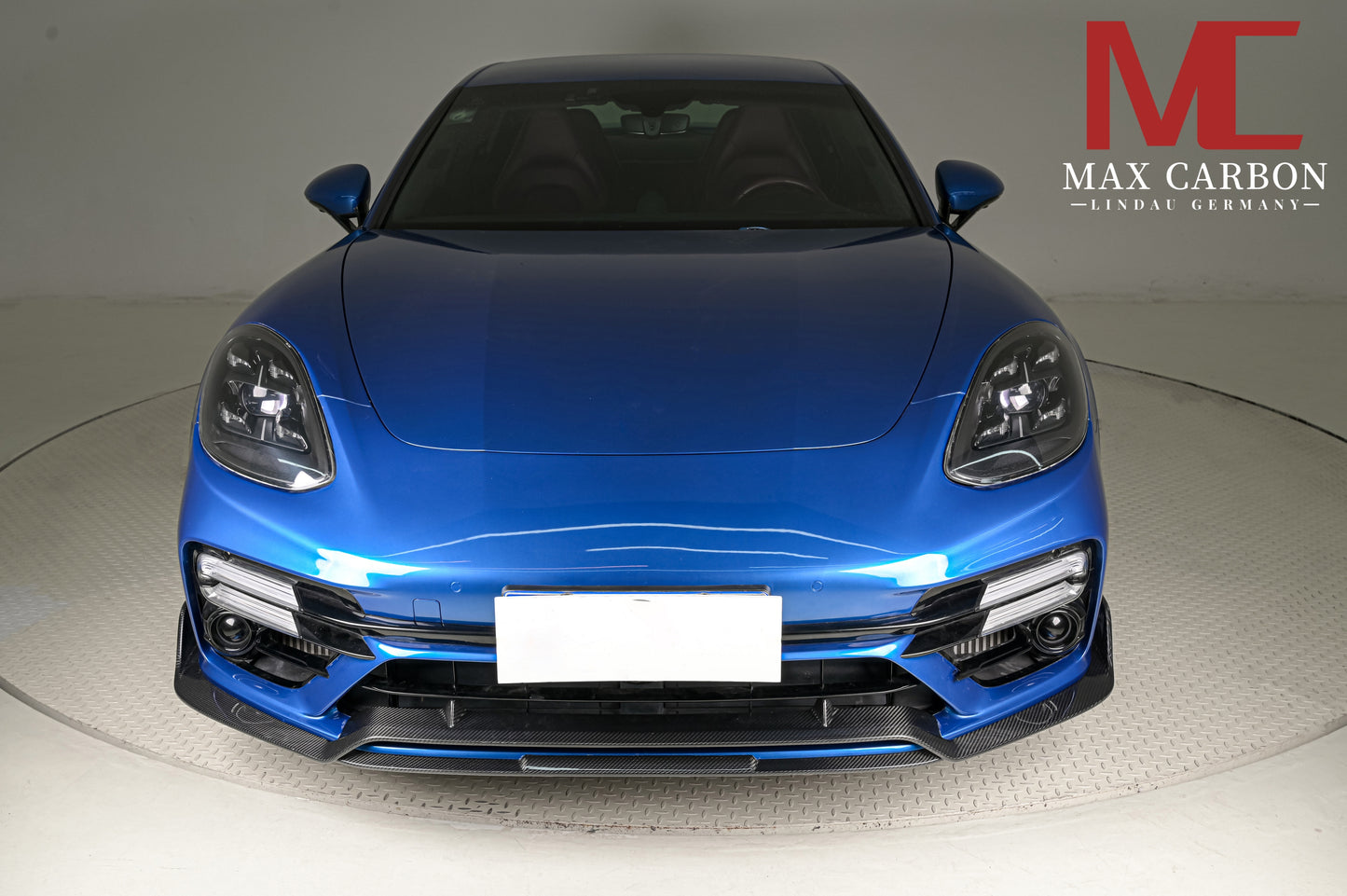 MAX CARBON DRY CARBON front lip spoiler suitable for Porsche Panamera 971 971.1 971.2 Turbo S 