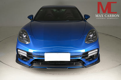 MAX CARBON DRY CARBON front lip spoiler suitable for Porsche Panamera 971 971.1 971.2 Turbo S 