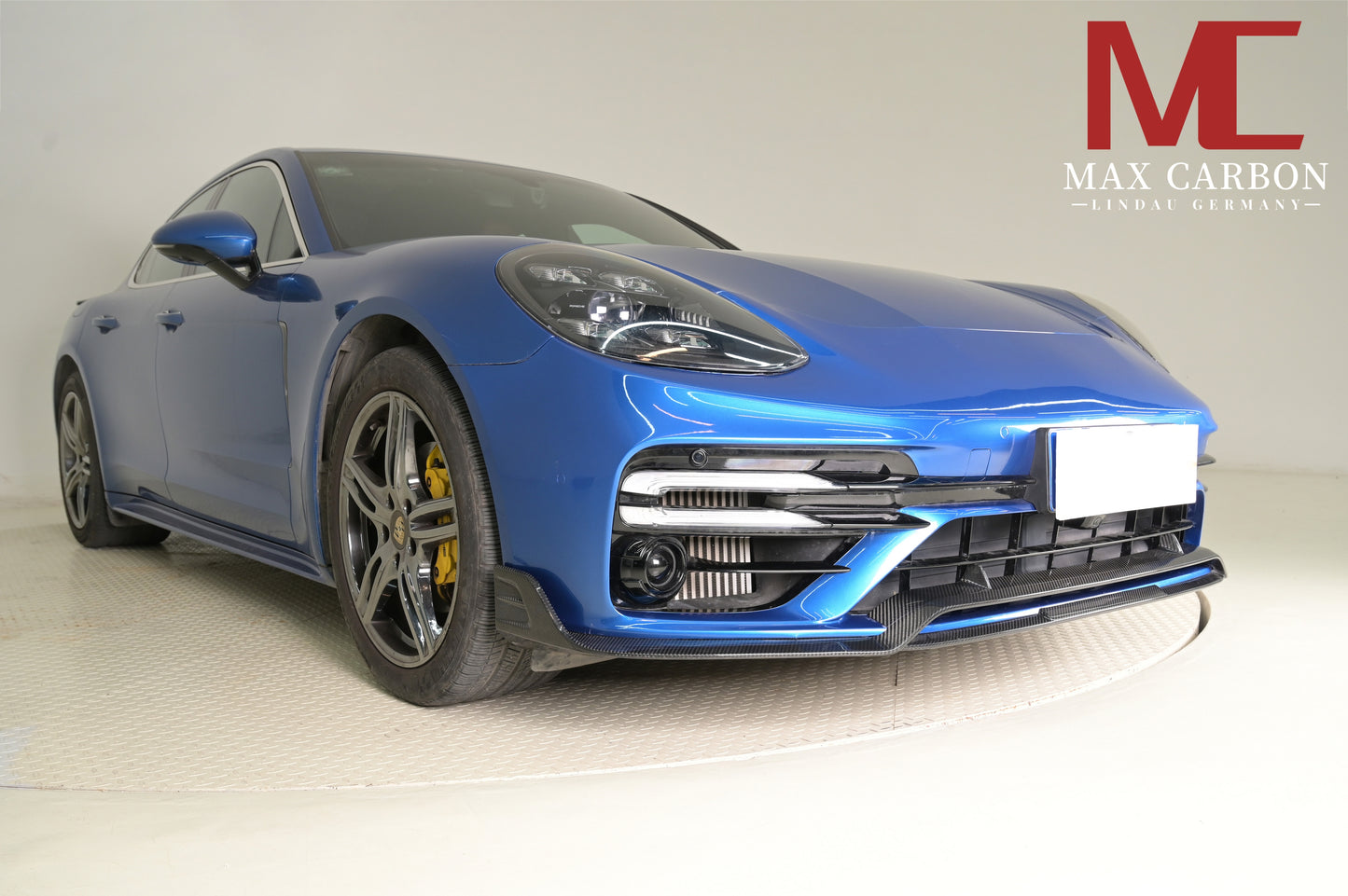 MAX CARBON DRY CARBON front lip spoiler suitable for Porsche Panamera 971 971.1 971.2 Turbo S 