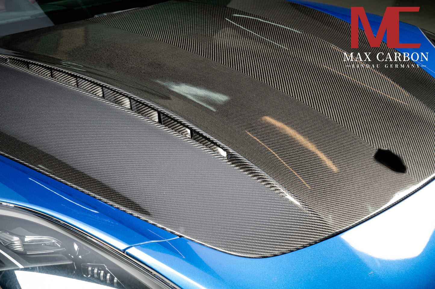 MAX CARBON DRY Carbon Hood Sport Look suitable for Porsche Panamera 971 