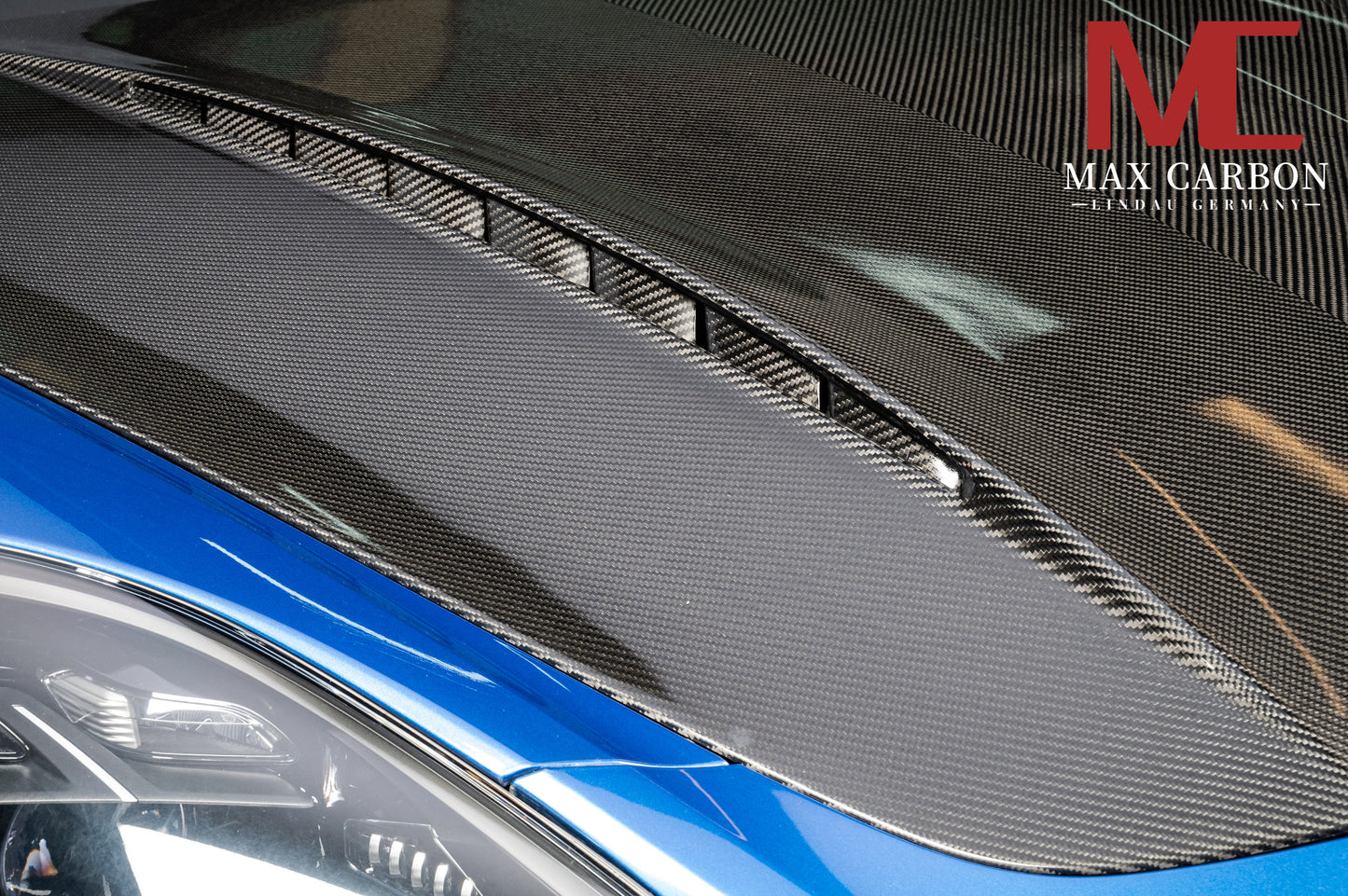 MAX CARBON DRY Carbon Hood Sport Look suitable for Porsche Panamera 971 