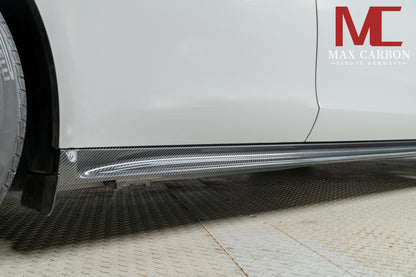 MAX CARBON DRY CARBON side skirts suitable for Porsche Panamera 971 976 