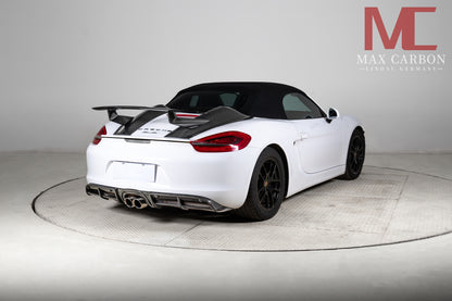 MAX CARBON DRY Carbon rear diffuser for Porsche 981 Cayman Boxster S GTS 3 years warranty 