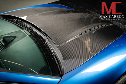 MAX CARBON DRY Carbon Hood Sport Look suitable for Porsche Panamera 971 