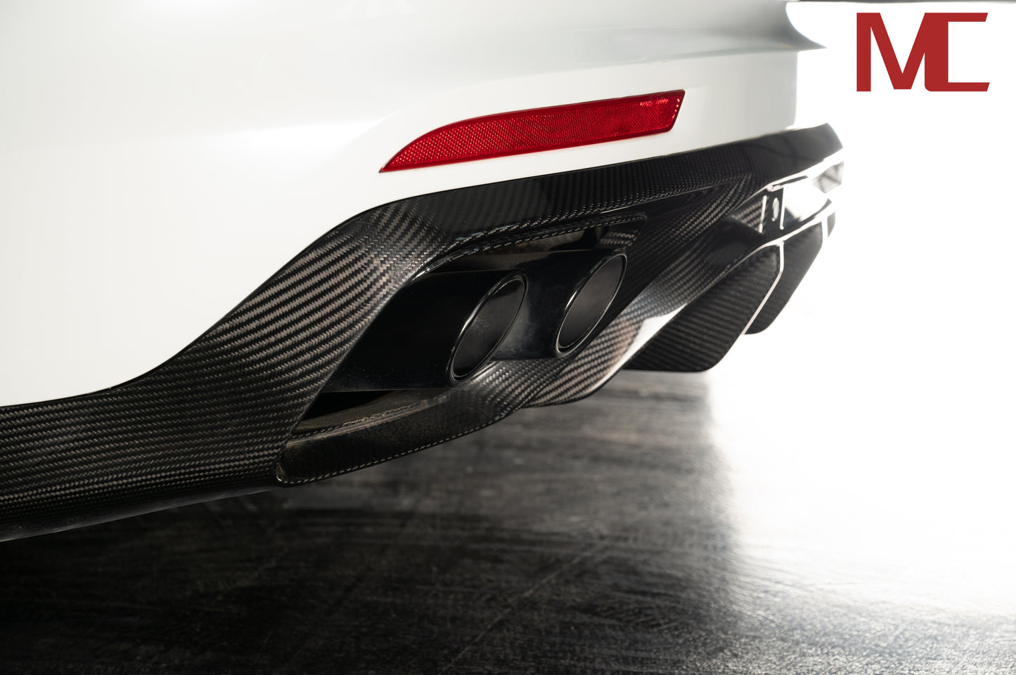 MAX CARBON DRY Carbon Diffuser Rear Diffuser for Porsche Panamera 971