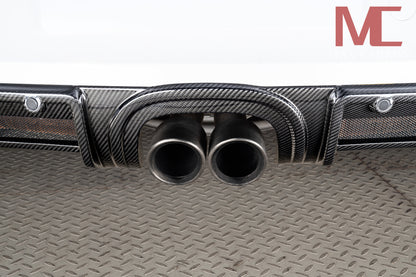 MAX CARBON DRY Carbon rear diffuser for Porsche 981 Cayman Boxster S GTS 3 years warranty 