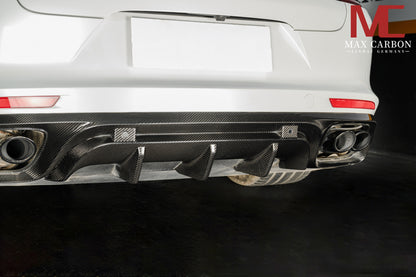 MAX CARBON DRY CARBON rear diffuser suitable for Porsche Panamera 971 971.1 971.2