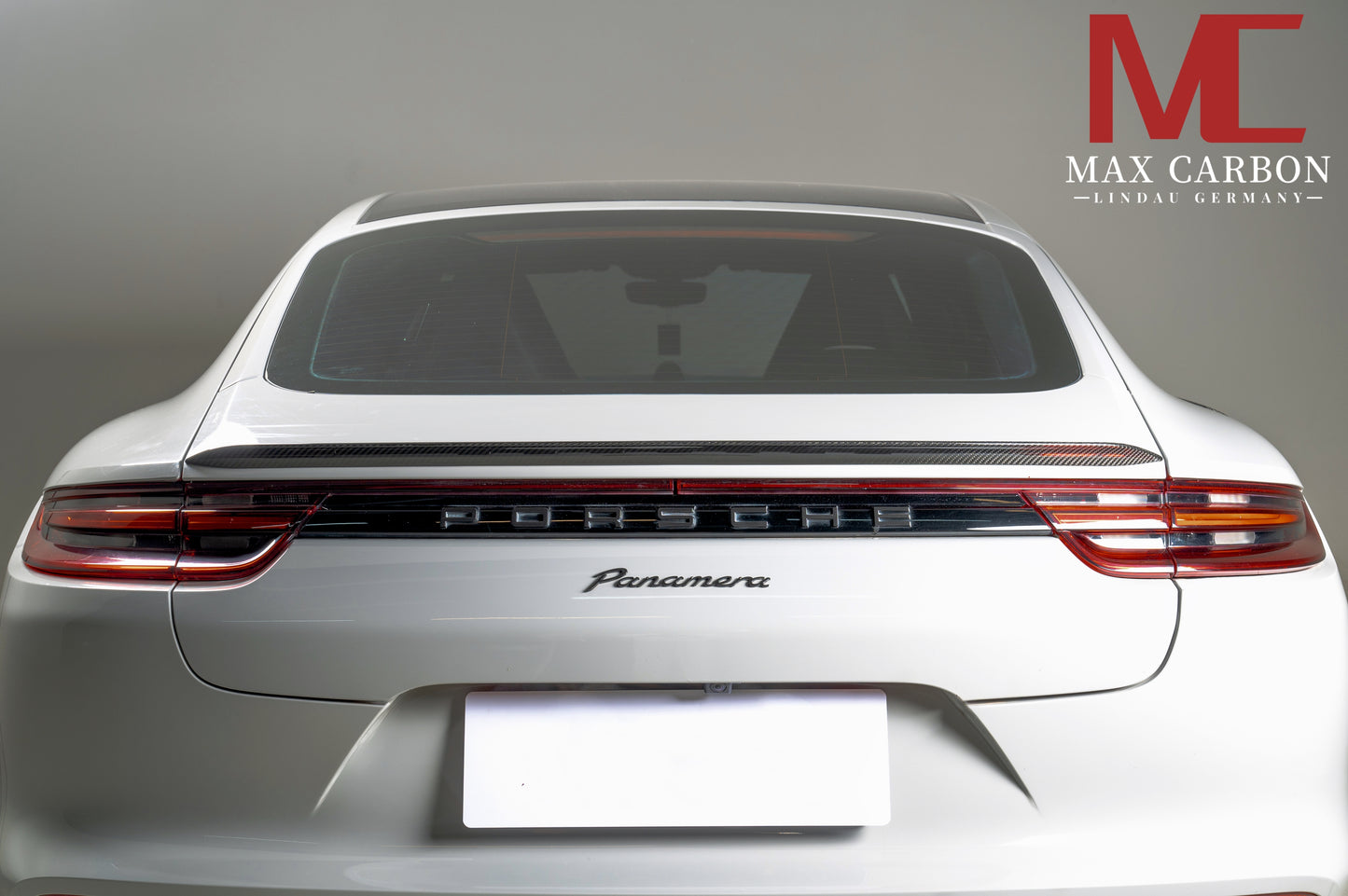 MAX CARBON DRY Carbon rear lip spoiler suitable for Porsche Panamera 971, 4S