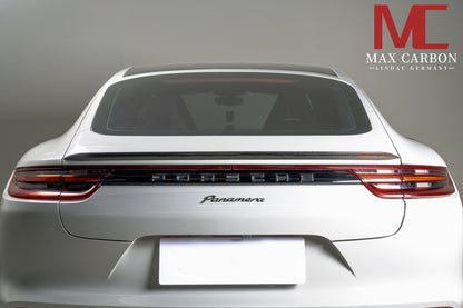 MAX CARBON DRY Carbon rear lip spoiler suitable for Porsche Panamera 971, 4S