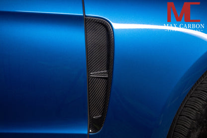 MAX CARBON DRY CARBON side air intake replacement side vent suitable for Porsche Panamera 971