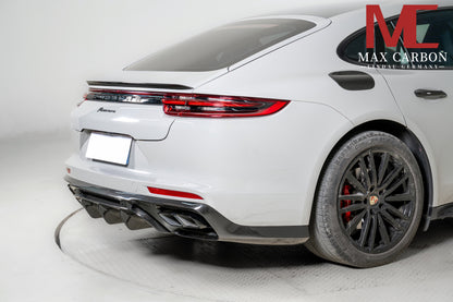 MAX CARBON DRY Carbon rear lip spoiler suitable for Porsche Panamera 971, 4S