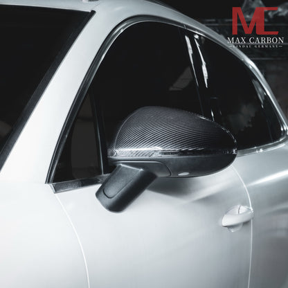 MC Performance MAX CARBON replacement mirror caps for Porsche Macan 95B GTS Turbo S