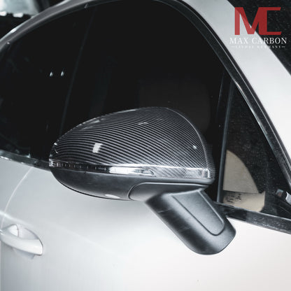 MC Performance MAX CARBON replacement mirror caps for Porsche Macan 95B GTS Turbo S