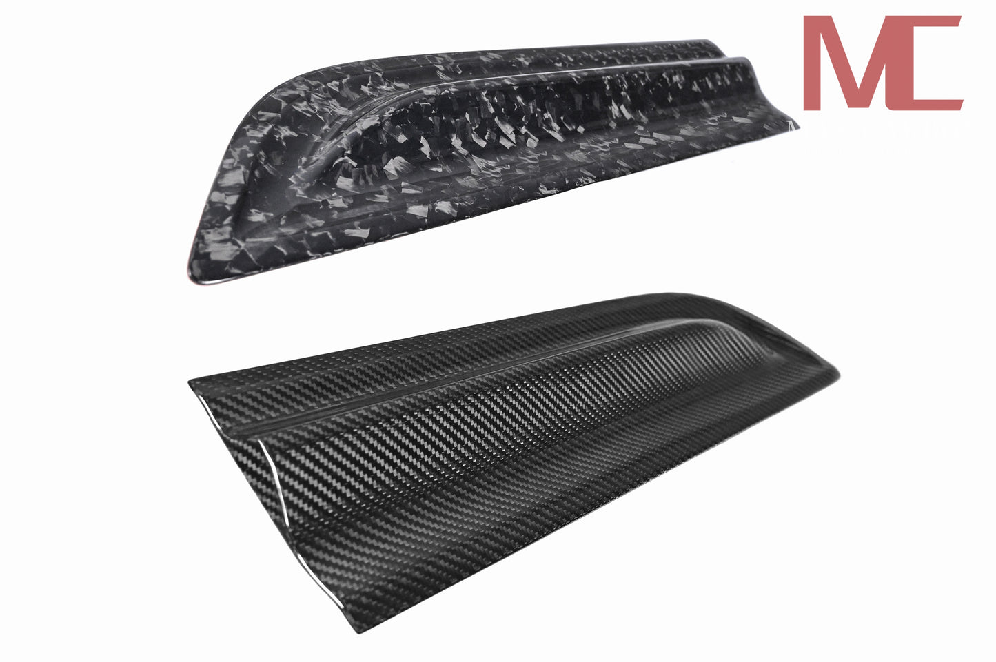 MAX CARBON Dry Carbon Door Strips Side Skirts Replacement for Porsche Macan 95B 95B.2 S Turbo GTS Model from 2018 to 2021 including 3 years warranty 