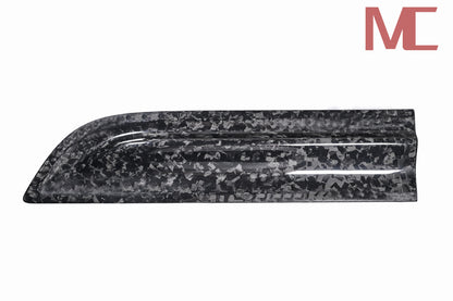 MAX CARBON Dry Carbon Door Strips Side Skirts Replacement for Porsche Macan 95B 95B.2 S Turbo GTS Model from 2018 to 2021 including 3 years warranty 