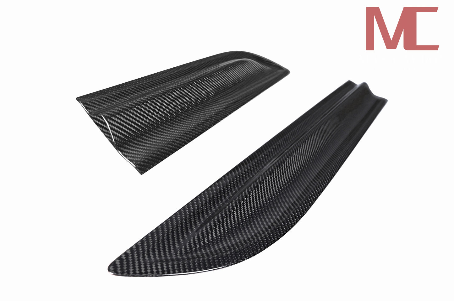 MAX CARBON Dry Carbon Door Strips Side Skirts Replacement for Porsche Macan 95B 95B.2 S Turbo GTS Model from 2018 to 2021 including 3 years warranty 