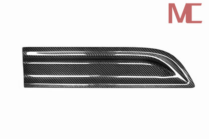 MAX CARBON Dry Carbon Door Strips Side Skirts Replacement for Porsche Macan 95B 95B.2 S Turbo GTS Model from 2018 to 2021 including 3 years warranty 