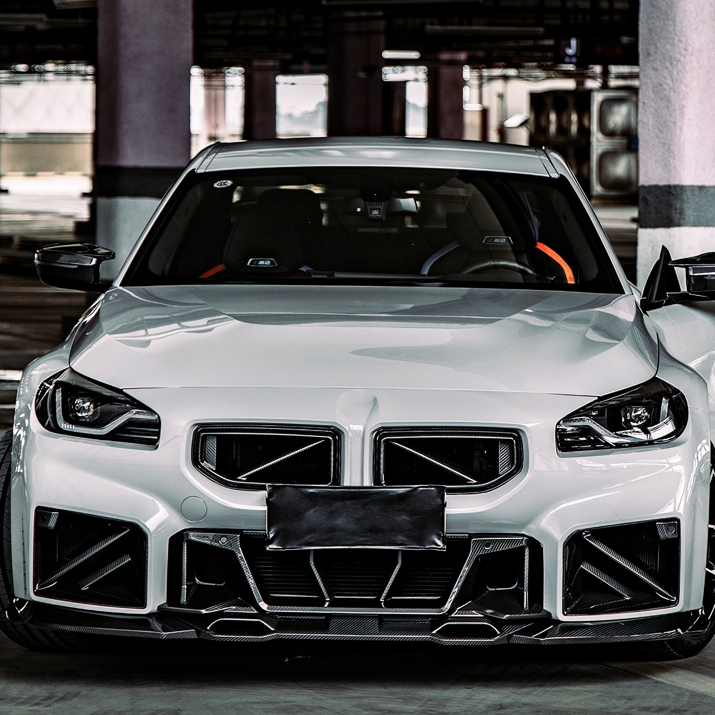 MAX CARBON Performance Real Carbon Dry Carbon Front Bumper Air Intakes for BMW M2 G87