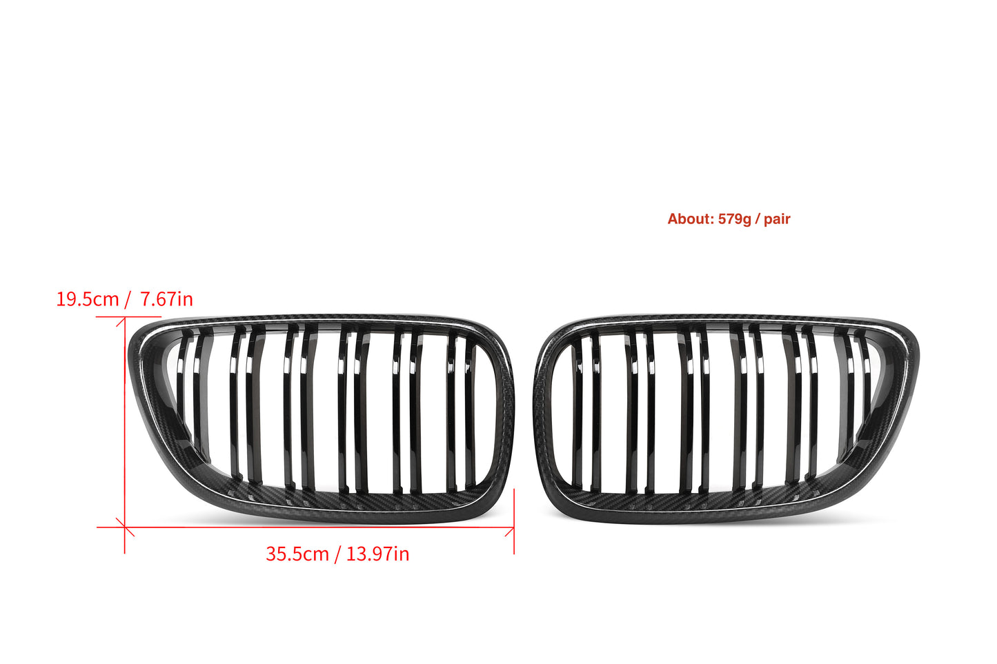 MAX CARBON Performance Grille Replacement for BMW M2 F87 N55 F22 F23 