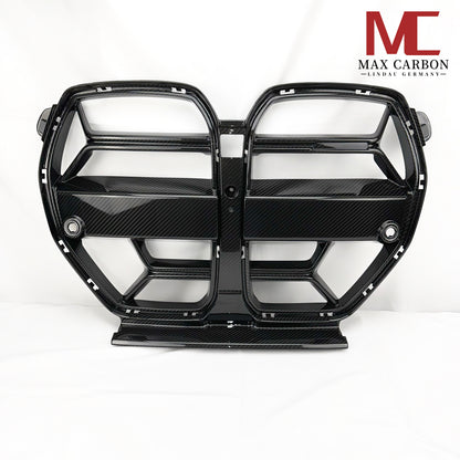 MAX CARBON PERFORMANCE Dry Carbon Front Grille Kidney Grille for BMW M3 M4 G80 G81 G82 G83 CSL
