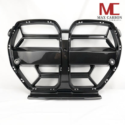 MAX CARBON PERFORMANCE Dry Carbon Front Grille Kidney Grille for BMW M3 M4 G80 G81 G82 G83 CSL