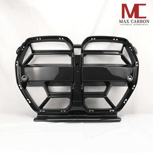 MAX CARBON PERFORMANCE Dry Carbon Front Grille Kidney Grille for BMW M3 M4 G80 G81 G82 G83 CSL