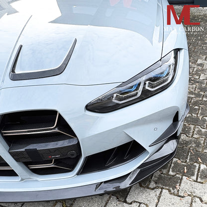 MAX CARBON Dry Carbon Prepreg Front Attachment Front Lip One Piece for BMW G80 G81 G82 G83 M3 M4