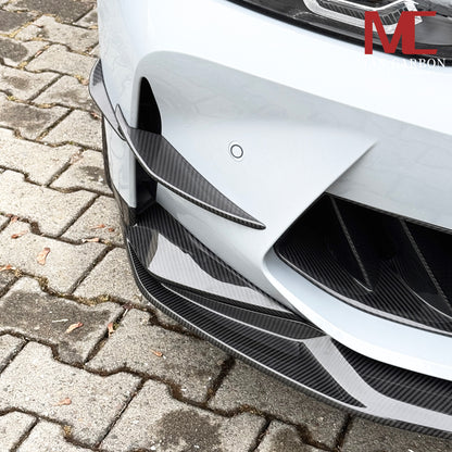 MAX CARBON Dry Carbon Prepreg Front Attachment Front Lip One Piece for BMW G80 G81 G82 G83 M3 M4